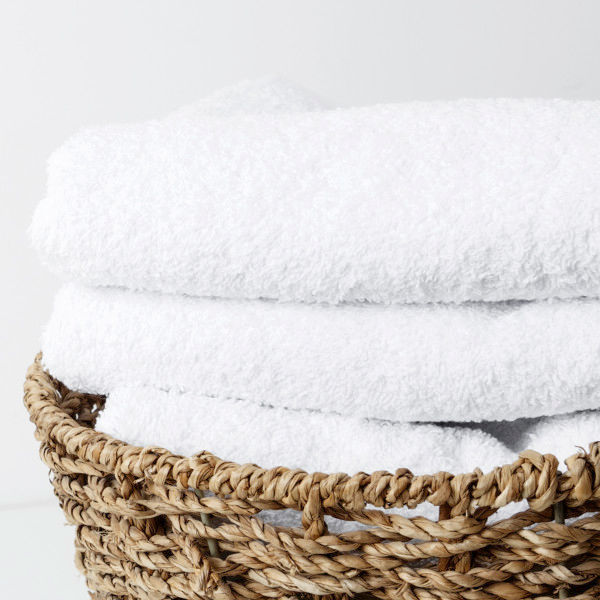 Clean and organized living room.